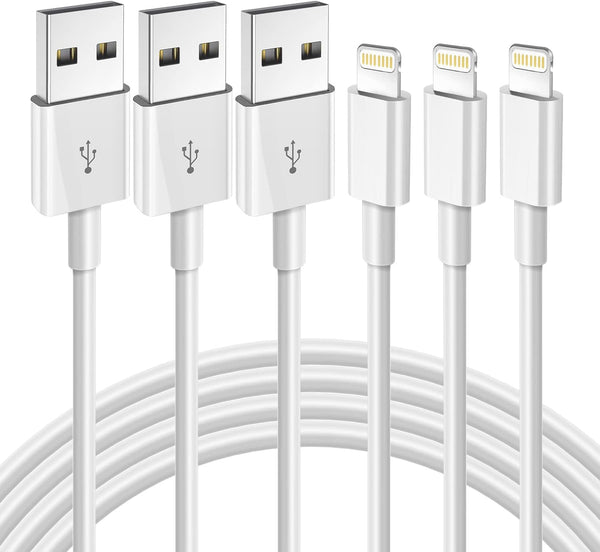 iPhone Lightning Charger Cable Heavy Duty Long Cord 6 Ft