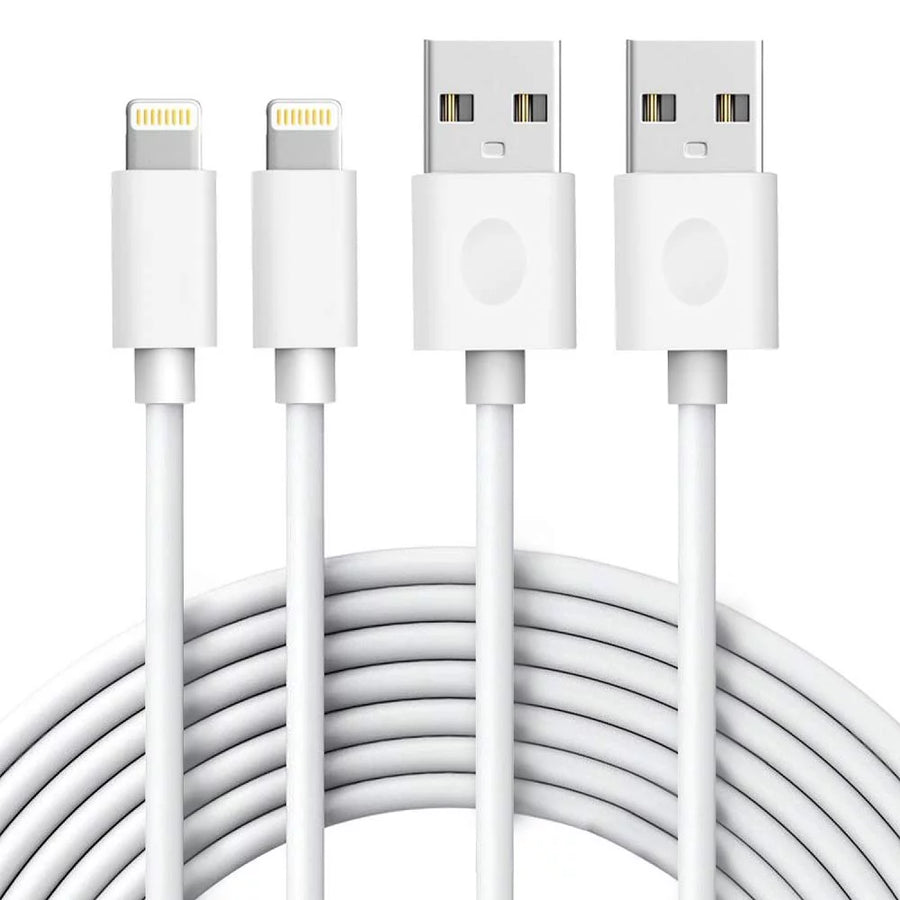 Fast-Charge Lightning Cable for Apple iPhone 6ft Long - White