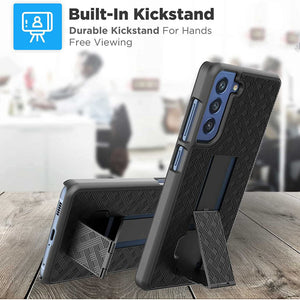 Slim Fitted Shell Galaxy S21+ Plus Case Rugged Belt Clip Holster