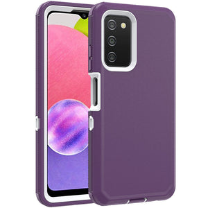 Heavy Duty Defender [Galaxy A23 5G] Case w/ Belt Clip Holster - Purple-MyPhoneCase.com