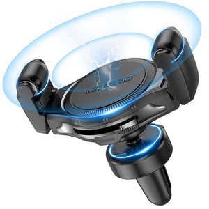 Qi Wireless Charging Air Vent Car Mount Phone Holder Smart Charger