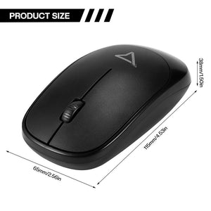2.4GHz Wireless Optical Mouse with USB Receiver For PC Laptop 1600 DPI