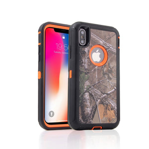 Defender Case for iPhone XR with Belt Clip Holster - RealTree Camo