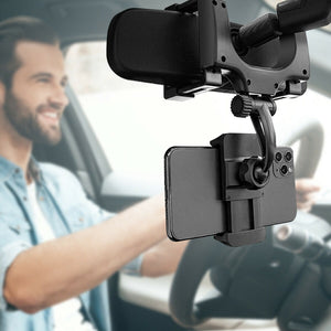 Universal Car Rear-view Mirror Mount Phone Holder-MyPhoneCase.com