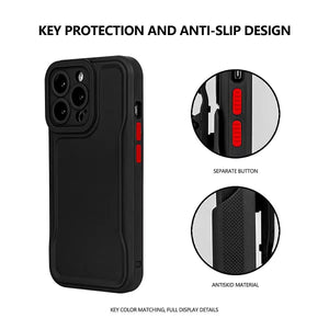 Rugged Defender iPhone 14 Case New-Type Belt Clip Holster - Black-MyPhoneCase.com