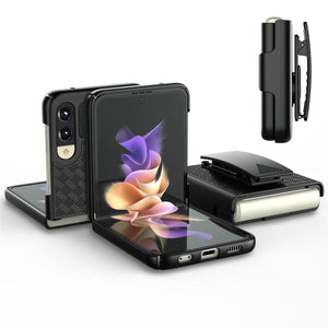 Slim Fitted Shell Galaxy Z Flip4 Case with Rugged Belt Clip Holster