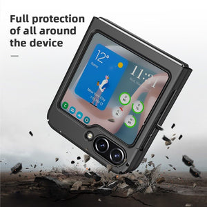 Slim Fitted Shell Galaxy Z Flip Case with Rugged Belt Clip Holster