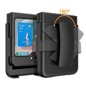 Slim Fitted Shell Galaxy Z Flip5 Case with Rugged Belt Clip Holster