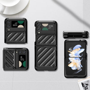 Shockproof Galaxy Z Flip5 Rugged Armor Case - Black