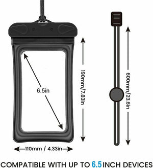 For iPhone / Galaxy Phone Waterproof Floating Pouch Dry Bag Case w/ Lanyard-MyPhoneCase.com