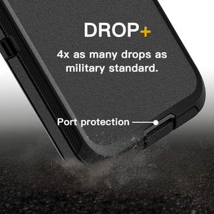 Heavy Duty Defender Galaxy S22 Case with Belt Clip Holster