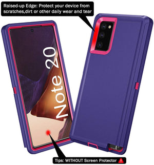 Heavy Duty Defender [Galaxy Note 20] Case - Purple / Pink-MyPhoneCase.com