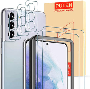 [2+2] Tempered Glass [Galaxy S21 FE] Screen / Camera Protector Glass [4-Pack]-MyPhoneCase.com