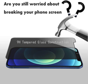 [2-Pack] Anti-Spy [iPhone 12 Pro Max] Tempered Glass Privacy Screen Protector-MyPhoneCase.com