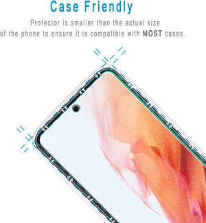 [Galaxy S21 FE] Tempered Glass Screen Protector Ultra HD [2-Pack]-MyPhoneCase.com
