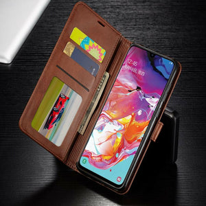 Premium Leather Flip Folio [Galaxy Note 20] Wallet Case w/ Card Holder-MyPhoneCase.com
