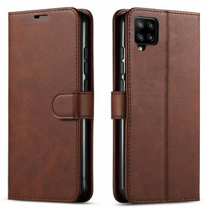 Premium Leather Flip Folio [Galaxy A42 5G] Wallet Case w/ Card Holder-MyPhoneCase.com