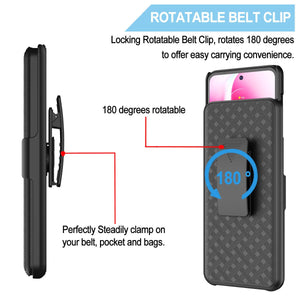 OEM Rugged Fitted Shell [moto g power 2022] Case w/ Holster Belt Clip-MyPhoneCase.com