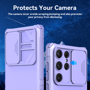 Heavy Duty Full-Body [Galaxy Note 20 Case] w/ Rugged Stand - Purple-MyPhoneCase.com