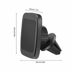 DW Compact Air Vent Magnetic Rotatable Car Mount - Black-MyPhoneCase.com
