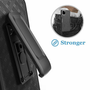 Fitted Shell Kickstand [Galaxy S23 Ultra] Case w/ Belt Clip Holster Combo-MyPhoneCase.com