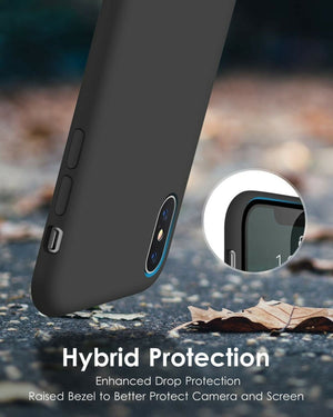 Full-Body Slim Fit Ultra Thin Cover [iPhone XS MAX] Case - Matte Black-MyPhoneCase.com