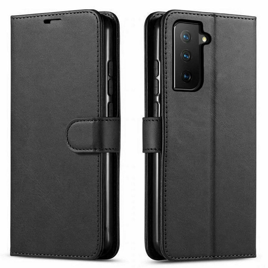 Premium Leather [Galaxy S21+ Plus] Flip Wallet Case w/ Card Holder-MyPhoneCase.com