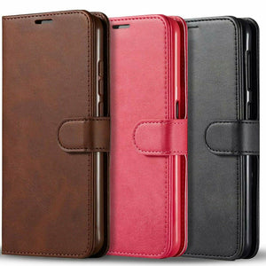 Premium Leather Flip Folio iPhone 12 Pro Max Wallet Case w/ Card Slot-MyPhoneCase.com