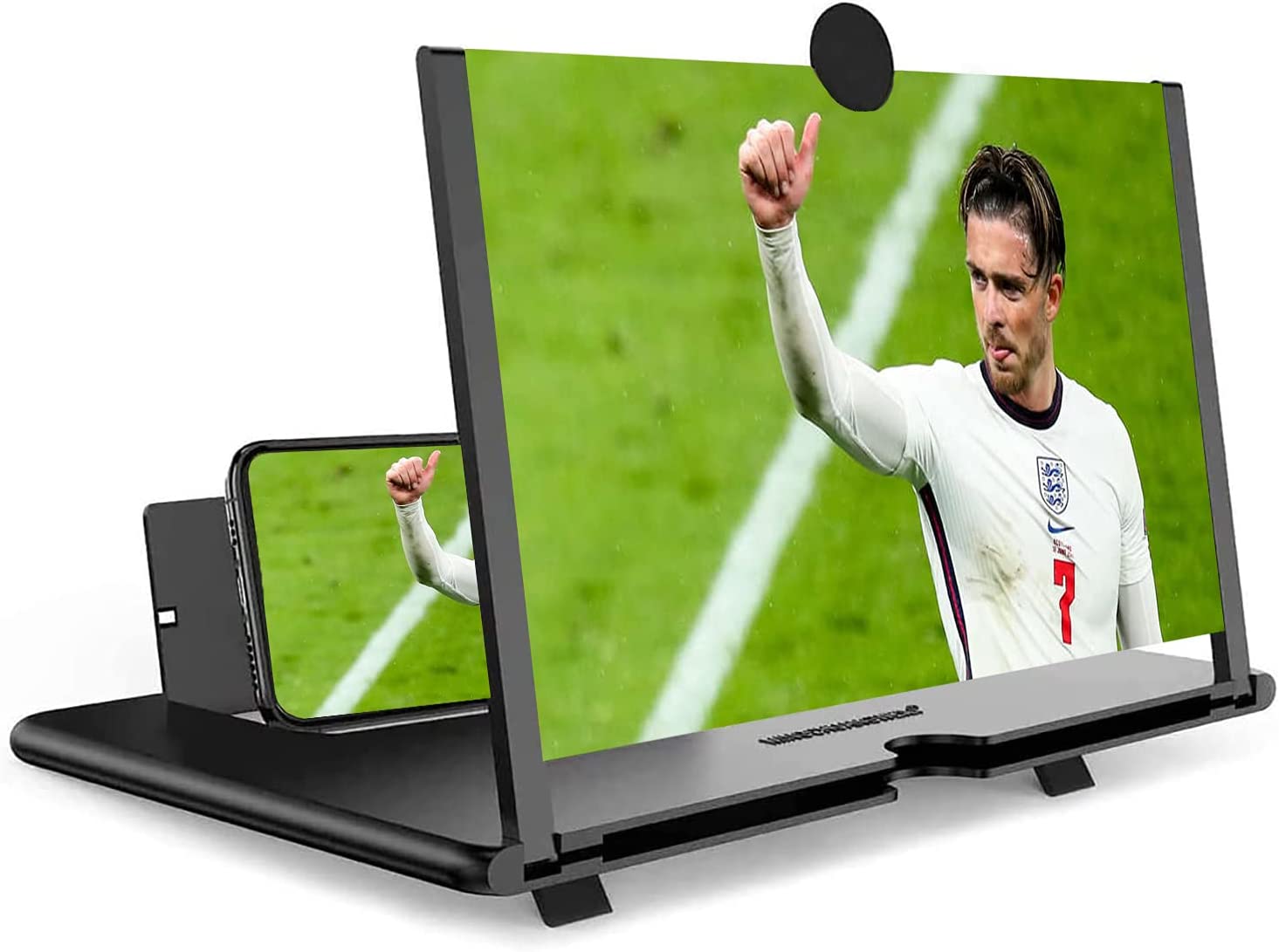 13 Inch Phone Screen Magnifier 3D HD Video Amplifier Foldable Stand
