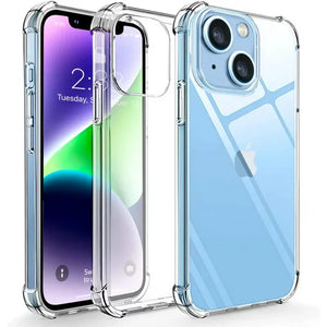 Reinforced Corners TPU [iPhone 14] Crystal Bumper Case - Transparent Clear-MyPhoneCase.com