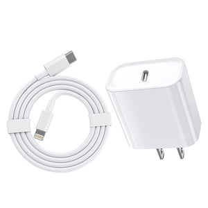iPhone Fast charger 20W USB Type-C to Apple Lightning Cable Charger Kit