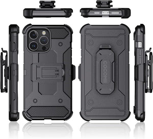 Storm Tank Rugged Kickstand iPhone 12 / 12 Pro Case with Holster Belt Clip