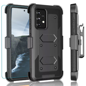 Full-Body Rugged Defender [Galaxy A53 5G / UW] Case w/ Belt Clip Holster-MyPhoneCase.com