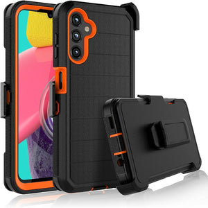 Heavy Duty Defender Galaxy A14 5G Case with Belt Clip Holster