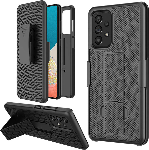 Fitted Shell Galaxy A23 5G Case with Belt Clip Holster - MyPhoneCase.com