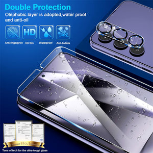 Galaxy S24 Ultra Tempered Glass Screen + Camera Protector