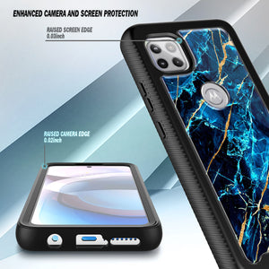 Full-Body Motorola One 5G Ace / UW Case with Built-in Screen Protector