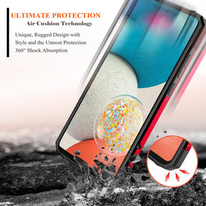 Metallic Shockproof Galaxy A53 5G / UW Rugged Ring Holder Case