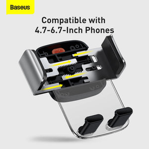 Car Vent Mount Compact Cell Phone Holder Support up to 6.7"