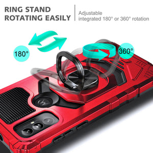 Shockproof Moto G Power 5G 2023 Ring Holder Kickstand Case