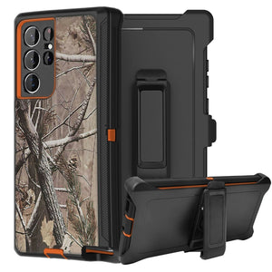 Heavy Duty Defender Galaxy S21 Ultra Case with Belt Clip Holster