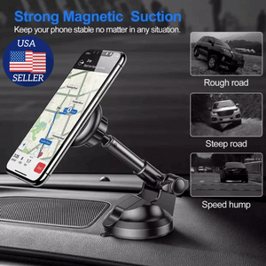 Dashboard Windshield Extended Arm Magnetic Car Mount Phone Holder