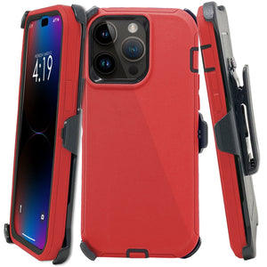 Heavy Duty Defender iPhone 13 Mini Case with Belt Clip Holster