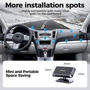 [2-Pack] Magnetic Car Dashboard Mount Phone Holder Stand 360 Adjustable-MyPhoneCase.com