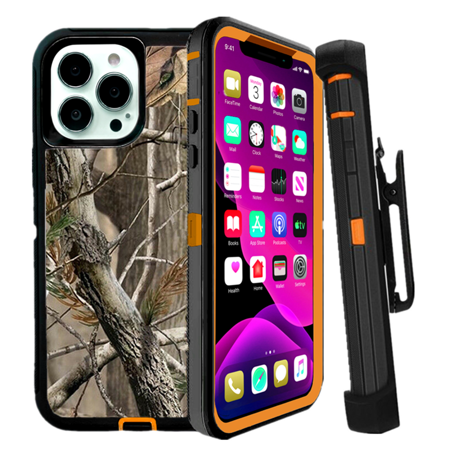 iPhone 14 Pro Max Case Heavy Duty Defender Belt Clip Holster iPhone 14 Pro Max Case Heavy Duty Defender Belt Clip Holster