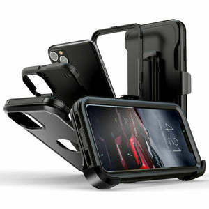 Heavy Duty Defender iPhone 11 Pro Max Case Belt Clip Holster