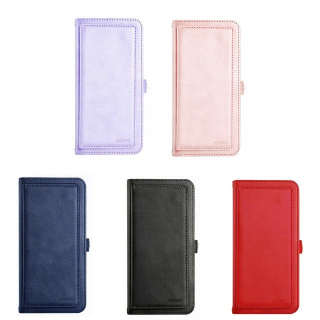 PU Leather Wallet Case with Card Holder [iPhone 17]-MyPhoneCase.com