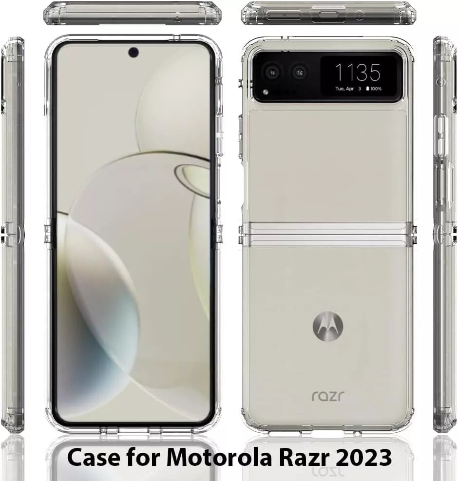 Ultra-Thin Slim Fit Motorola Razr 2023 Case - Clear Ultra-Thin Slim Fit Motorola Razr 2023 Case - Clear