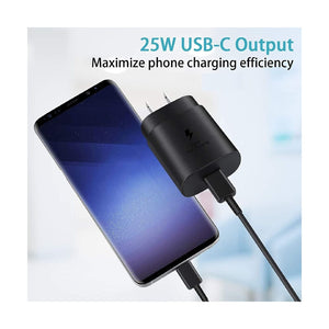Samsung Super Fast Charging 25W USB C Wall Charger w/ 5-FT Type C Cable