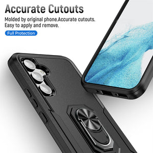 Dual Pro Samsung Galaxy A54 5G Case Magnetic Ring Holder Stand